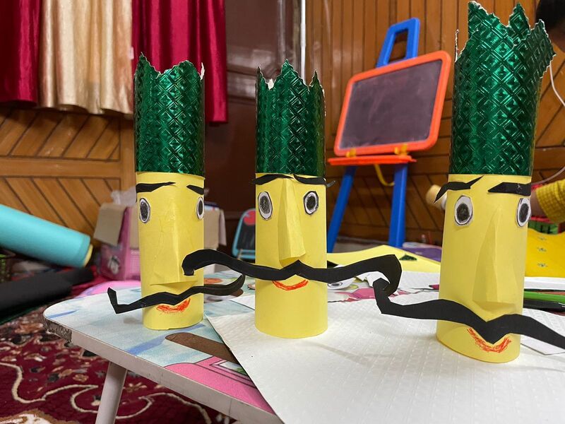 ravan-making-kidskool-tuition-chandigarh ravan-making-kidskool-tuition-chandigarh